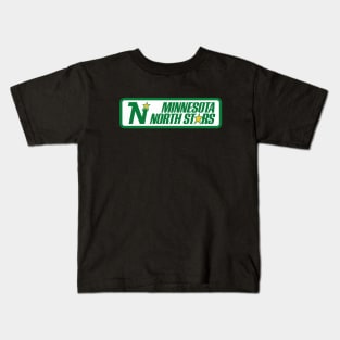 Defunct Minnesota North Stars Hockey Kids T-Shirt